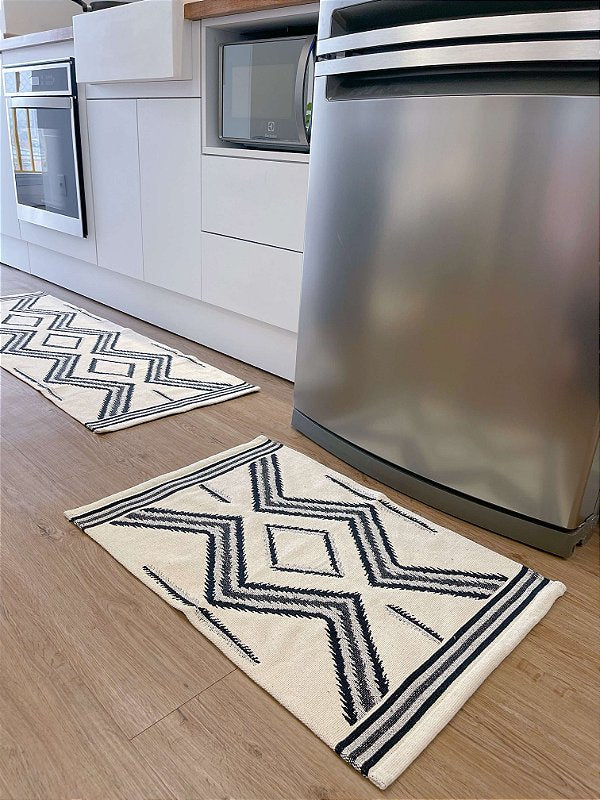 Juego de alfombras de cocina Inca 3 Peças